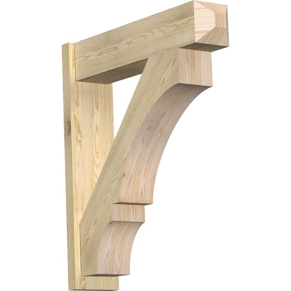 Ekena Millwork Balboa Craftsman Rough Sawn Outlooker, Douglas Fir, 8"W x 34"D x 38"H OUT08X34X38BOA04RDF - main